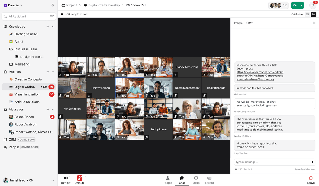 Collaborations — Video Meetings With AI Superpowers